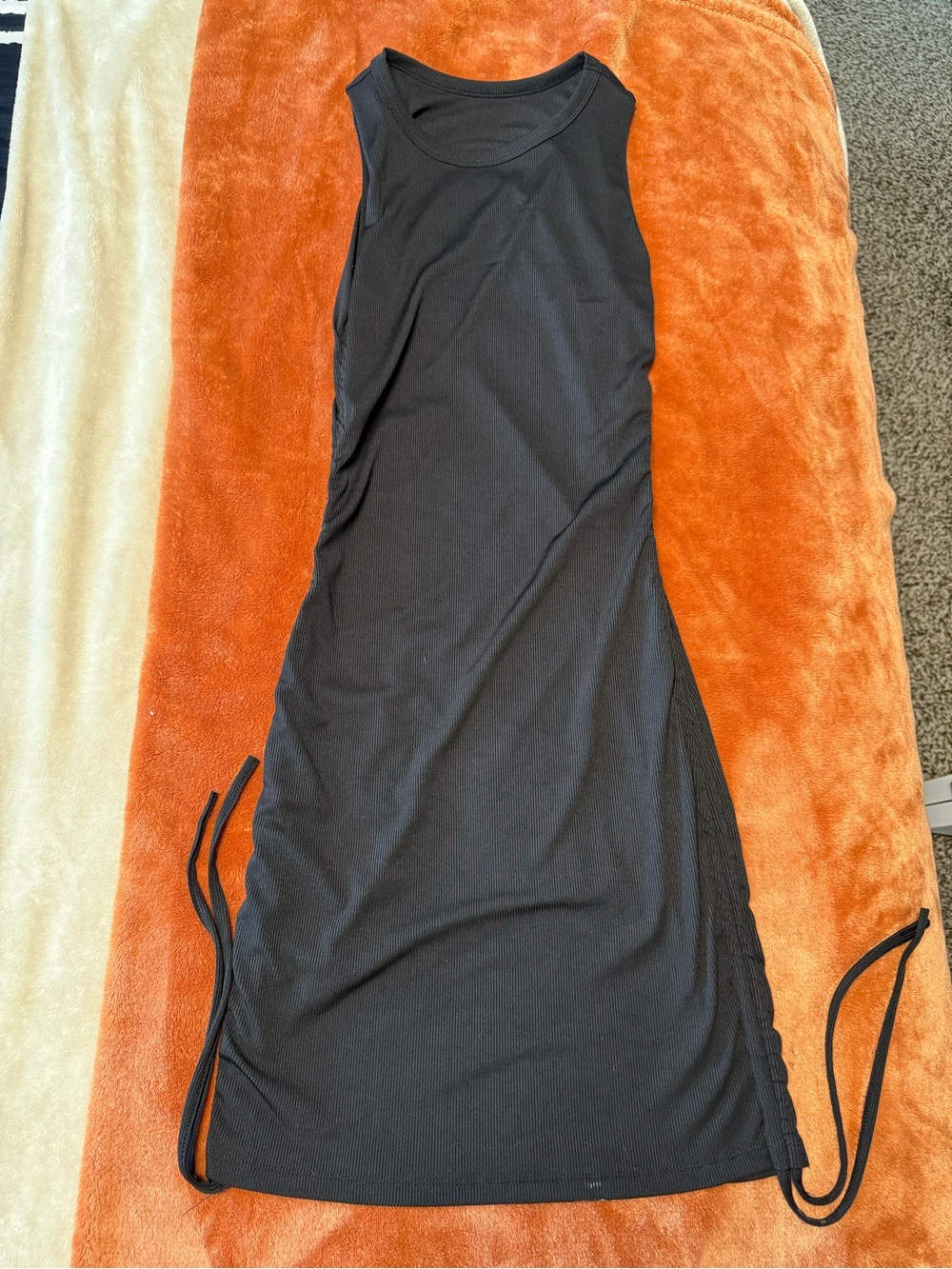 Black fitted dress